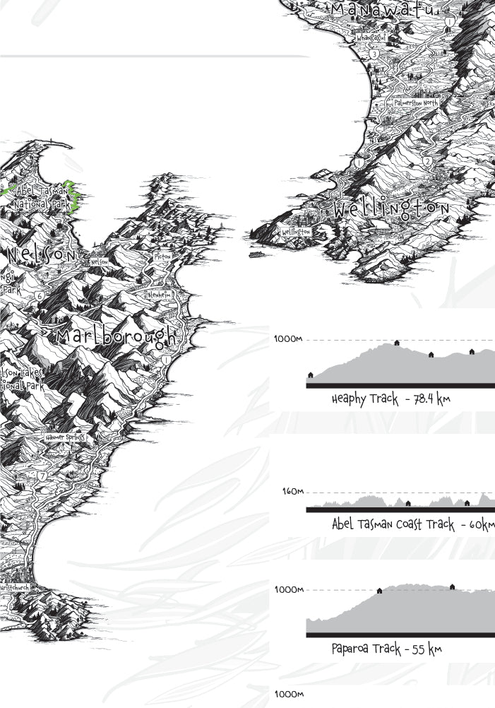 great-new-zealand-walks-denise-map-art