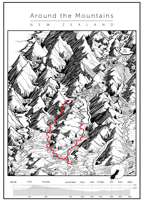 The 180km Around The Mountains Trail explores South Island, New Zealand most secluded high-country. 