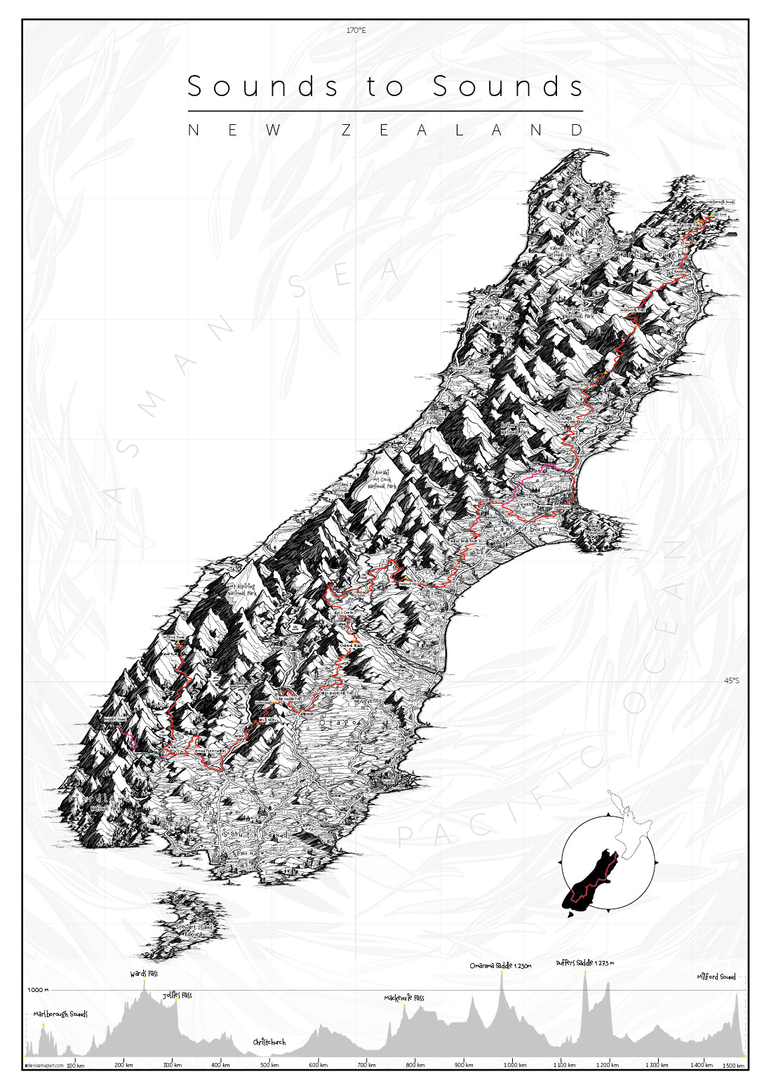 Sounds to Sounds Cycle Trail South Island New Zealand
