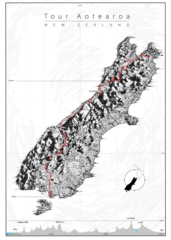 Tour Aotearoa Cycle Trail South Island